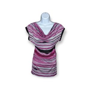 IZ Byer Sleeveless Top w/ Lace Back Size Small